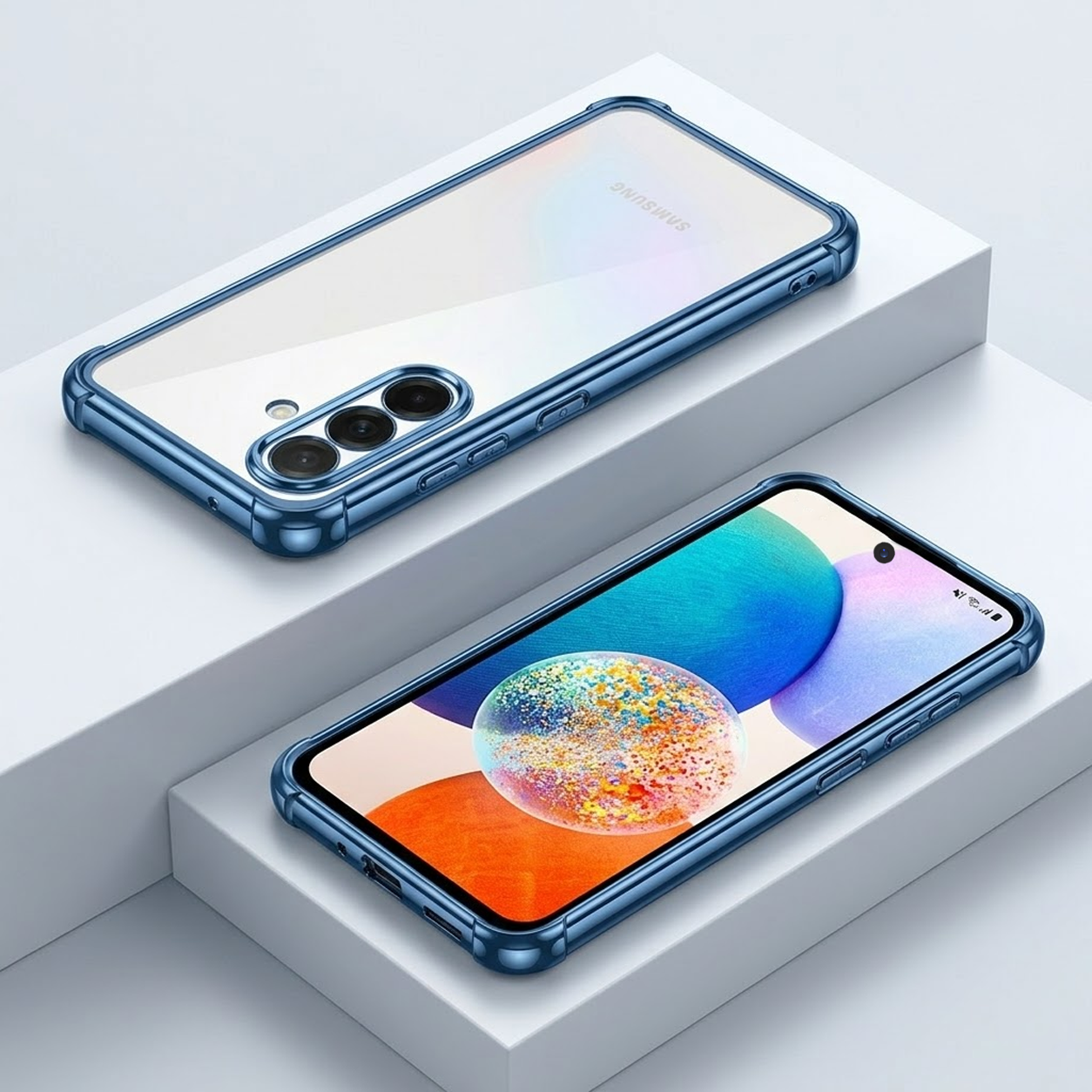 Samsung Galaxy A26 5G Anti-Yellow Electroplating Transparent Airbags Case